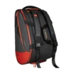 nox luxury open series padel bag black/red