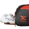 nox luxury open series padel bag black/red