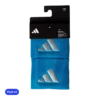 adidas blue short wristbands (pack of 2) adidas blue short wristbands (pack of 2)