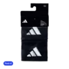 adidas black short wristband (pack of 2) adidas black short wristband (pack of 2)