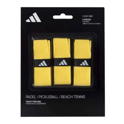 Adidas Perforated Yellow Overgrips (Pack x3)