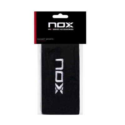 NOX long wristbands black 2 pack